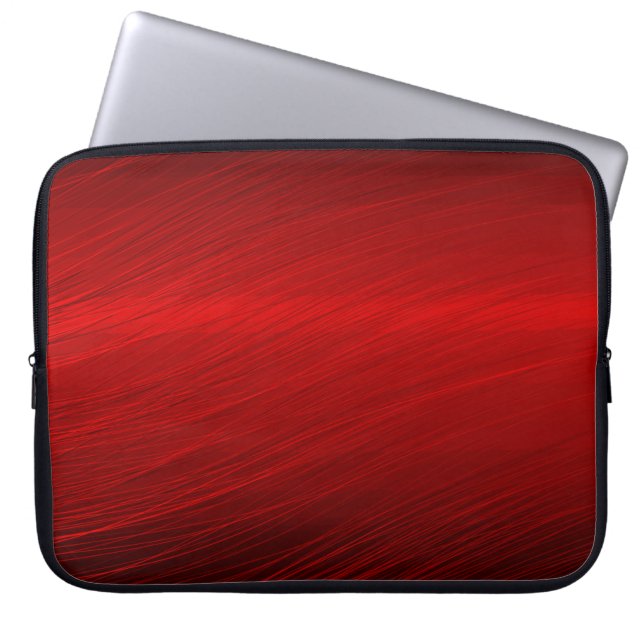 Ruby Red papper business shiny Laptop Fodral (Framsidan)