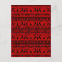 Ruby Red Reindeer Sweater Tittar jul