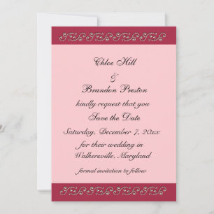 Ruby Red, Rosa and Pearls Spara datum Datumet