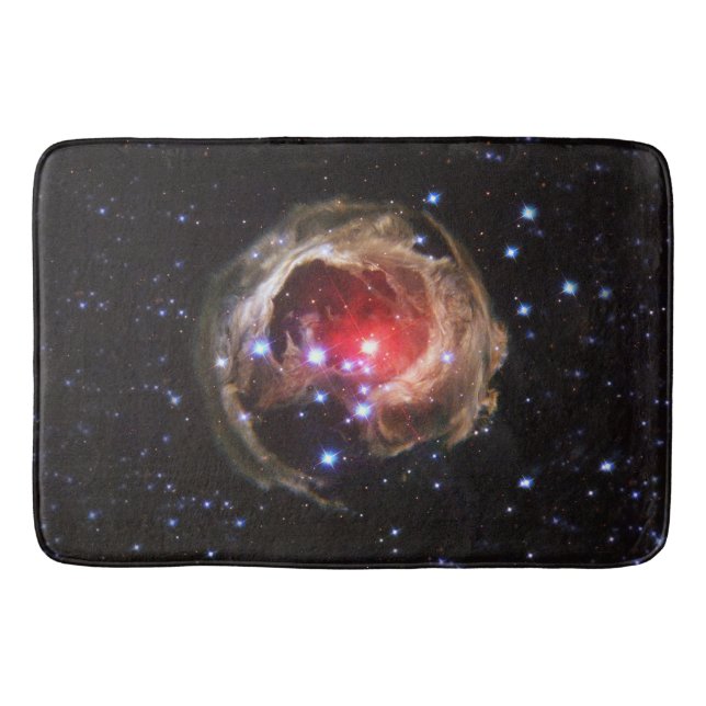 Ruby Red Superjätte Star Dust Badrumsmatta (Framsidan)