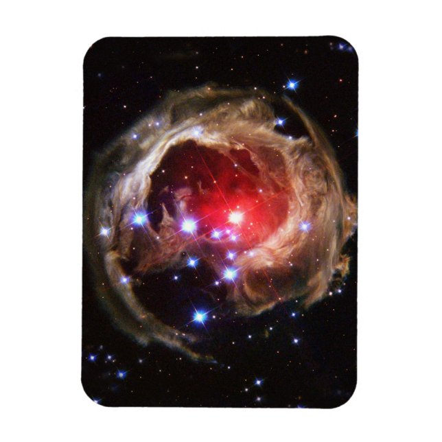 Ruby Red Superjätte Star Dust Magnet (Vertikal)