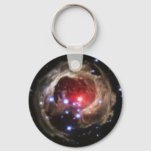 Ruby Red Superjätte Star Dust Nyckelring