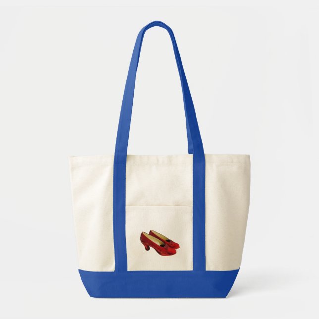 Ruby Red Tofflor Shoes Wrapping Tote Bag Tygkasse (Framsidan)