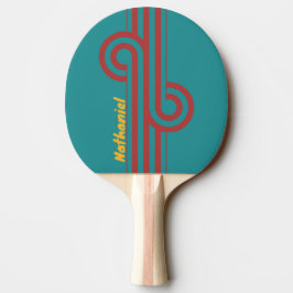 Ruby Reef Stripe Loop med namn Pingisracket