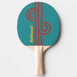 Ruby Reef Stripe Loop med namn Pingisracket