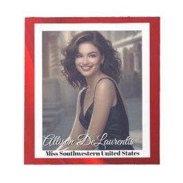 Ruby Shine Skönhetstävling Autograph Pad Anteckningsblock