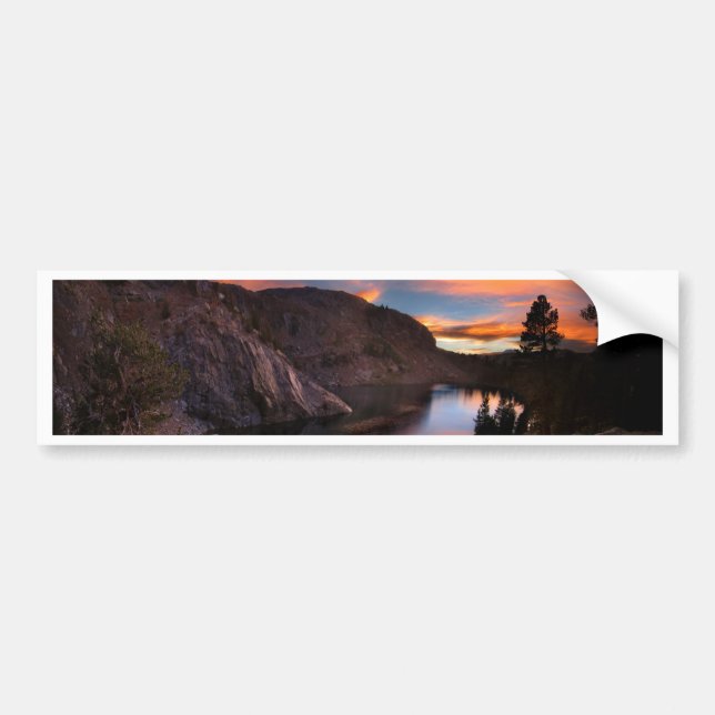 Ruby Sjö Sunset - John Muir Trail - Sierra Nevada Bildekal (Framsidan)