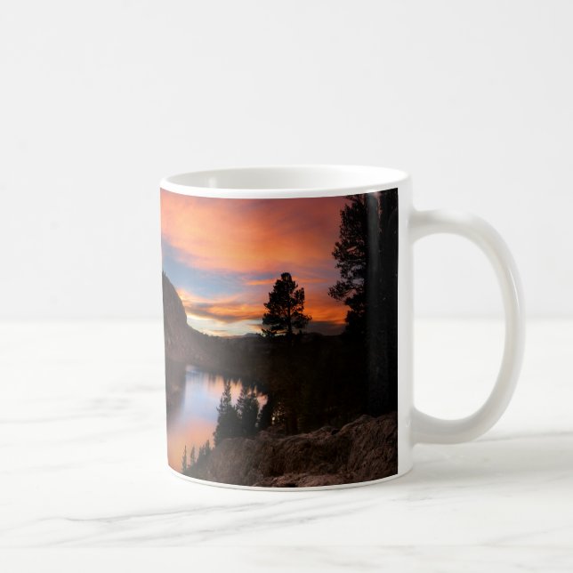 Ruby Sjö Sunset - John Muir Trail - Sierra Nevada Kaffemugg (Höger)