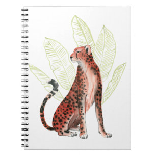 Ruby Springer Leopard Anteckningsbok