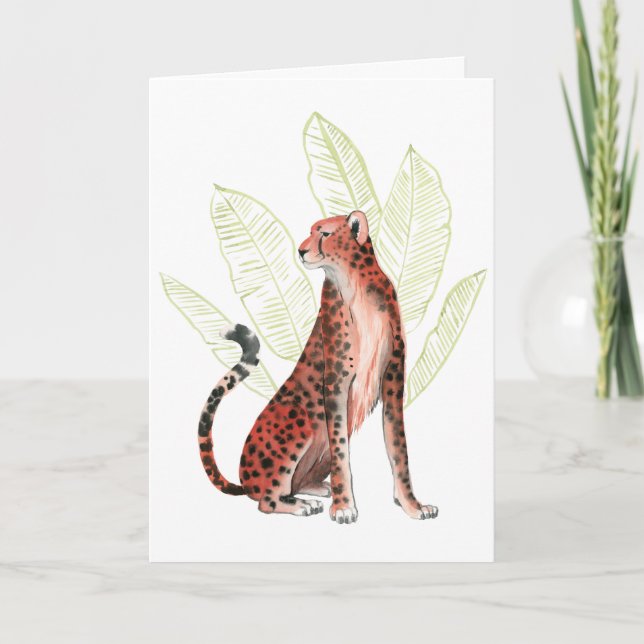 Ruby Springer Leopard Kort (Framsida)