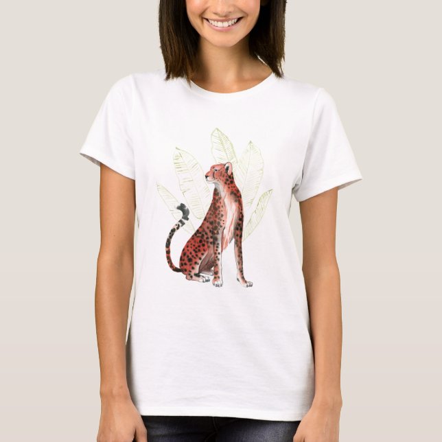 Ruby Springer Leopard T Shirt (Framsida)