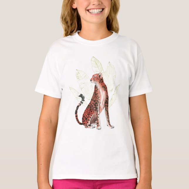 Ruby Springer Leopard T Shirt (Framsida)