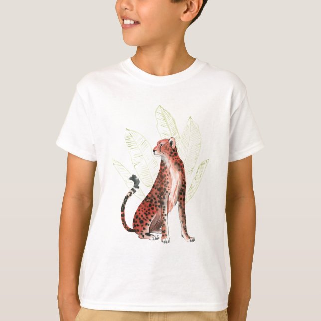 Ruby Springer Leopard T Shirt (Framsida)