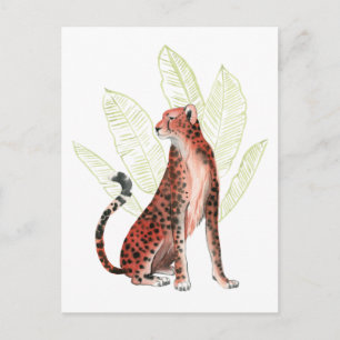 Ruby Springer Leopard Vykort
