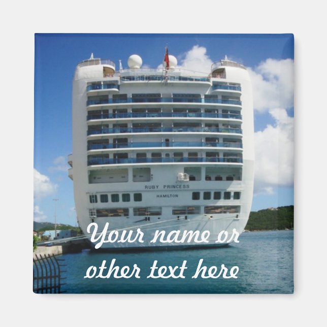 Ruby Stern anpassningsbar magnet (Framsidan)