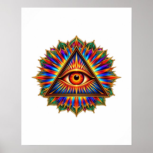 Ruby Sun Eye Affisch (Framsidan)
