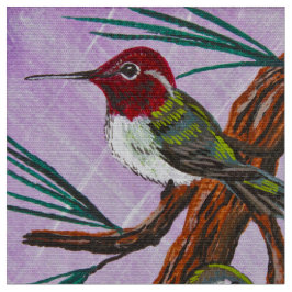Ruby Throat-ed Hummingbird Tyg