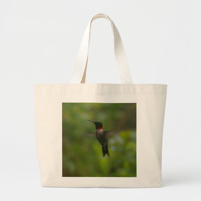 Ruby Throat Hummingbird Jumbo Tygkasse (Framsidan)