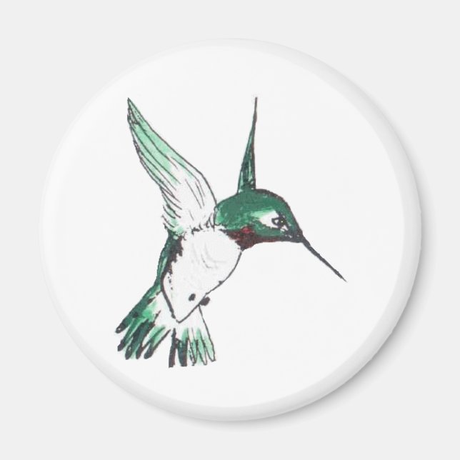 Ruby Throat Magnet (Framsidan)