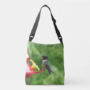 Ruby-Throated Hummingbird Bird Photography Axelväska