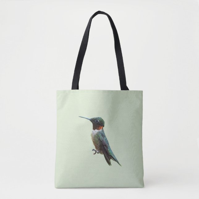Ruby-Throated Hummingbird Bird Photography Tygkasse (Framsida)