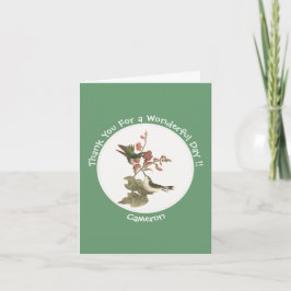 Ruby-throated Hummingbird, Birthday eller Annan Pa Tack Kort