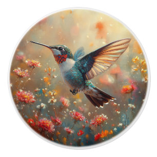 Ruby-Throated Hummingbird Blommigt Knopp