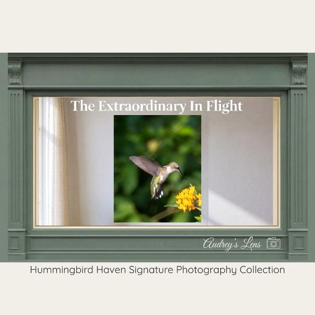 Ruby-Throated Hummingbird Fine Art Photography  Poster (Skapare uppladdad)