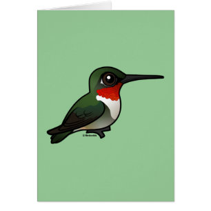 Ruby-throated Hummingbird Hälsningskort