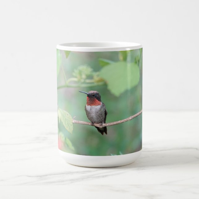 Ruby Throated Hummingbird Kaffemugg (Center)