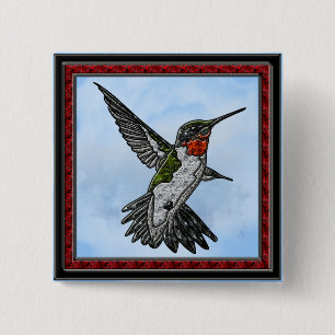 Ruby Throated Hummingbird Knapp