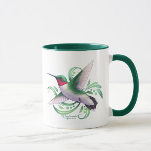Ruby Throated Hummingbird Mugg