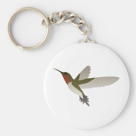 Ruby Throated Hummingbird Nyckelring