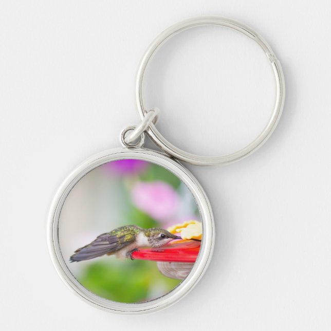 Ruby-Throated Hummingbird Nyckelring #0624 (Framsidan)