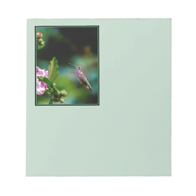Ruby-throated Hummingbird - Original Photograph Anteckningsblock (Framsida)