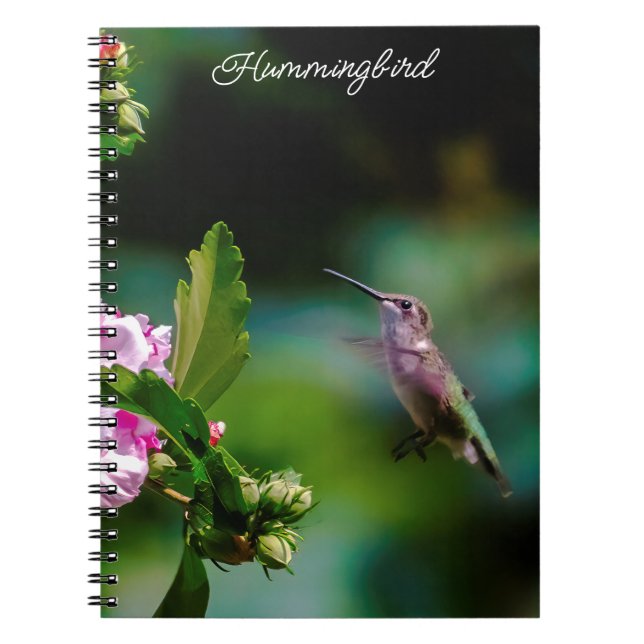 Ruby-throated Hummingbird - Original Photograph Anteckningsbok (Framsidan)