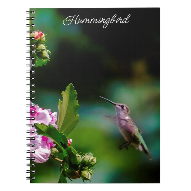 Ruby-throated Hummingbird - Original Photograph Anteckningsbok (Framsidan)