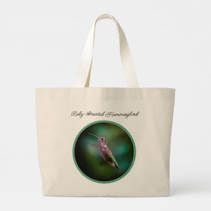 Ruby-throated Hummingbird Original Photograph Jumbo Tygkasse