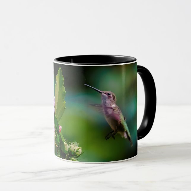 Ruby-throated Hummingbird - Original Photograph Mugg (Framsida höger)