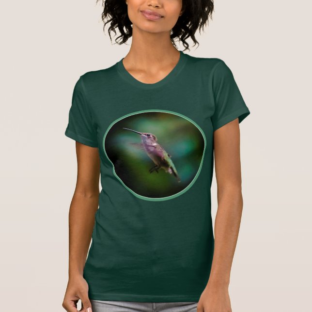 Ruby-throated Hummingbird - Original Photograph T Shirt (Framsida)
