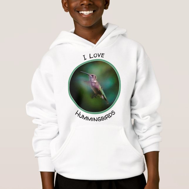 Ruby-throated Hummingbird - Original Photograph T Shirt (Framsida)