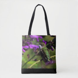 Ruby-Throated Hummingbird Tote Tygkasse