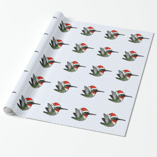 Ruby-throated Santa Presentpapper