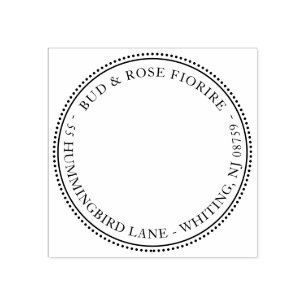 Ruby thromingbird Returadress Frimärke Stämpel