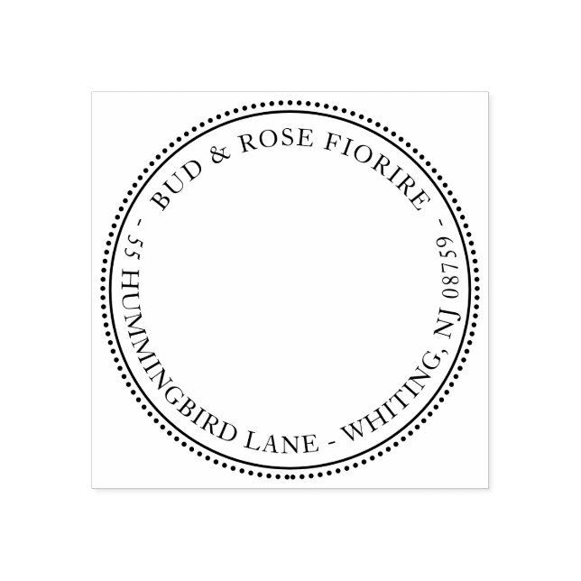 Ruby thromingbird Returadress Frimärke Stämpel (Tryck)