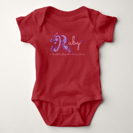 Ruby-tjejer namn och R baby kläder Tee Shirt