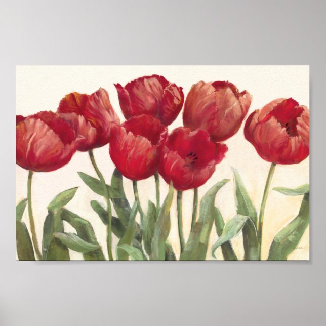 Ruby Tulips Poster (Framsidan)