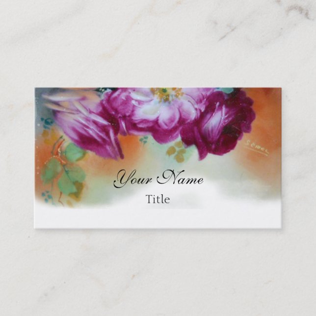 Ruby Victorian Ro Visitkort (Framsida)