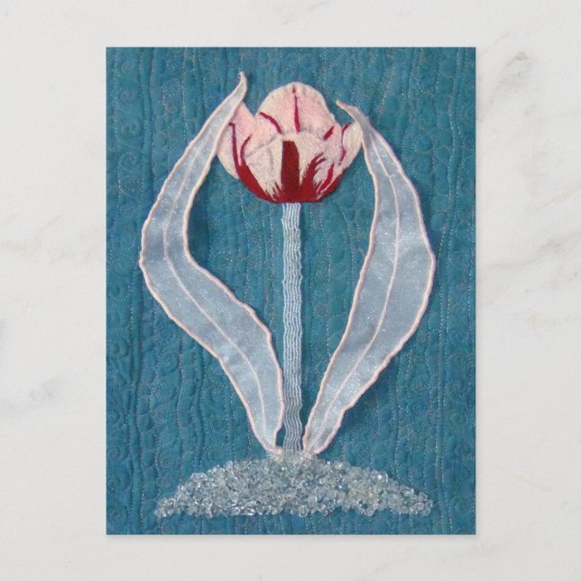 Ruby Vingar Design First Tulip Vykort (Framsida)