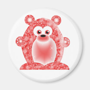 RubyBirthstone björn Magnet